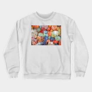 Colorful trees forest Crewneck Sweatshirt